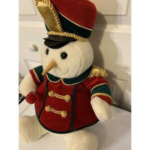 Vtg 1999 Snowden And‎ Friends Animated Musical Christmas Snowman Plush Toy Works